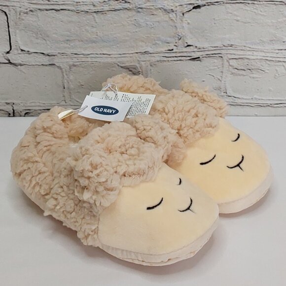 'OLD NAVY' O CRITTER 'LOVEY LAMB' SLIPPERS SHERPA LINED PILLOW SOFT - Picture 2 of 16
